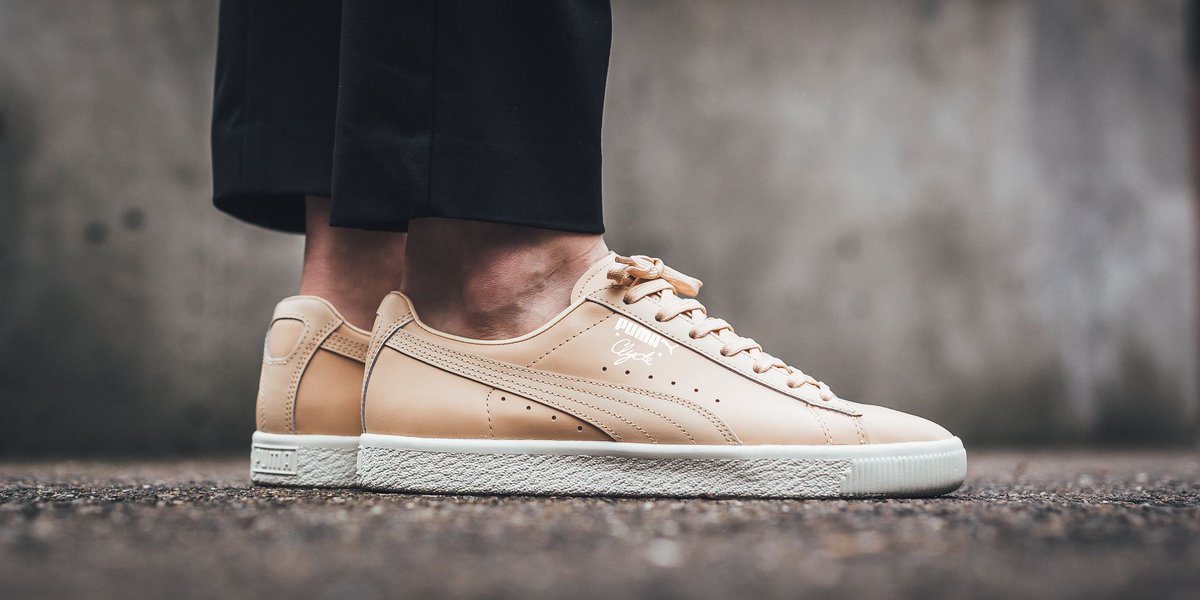 puma clyde natural vachetta