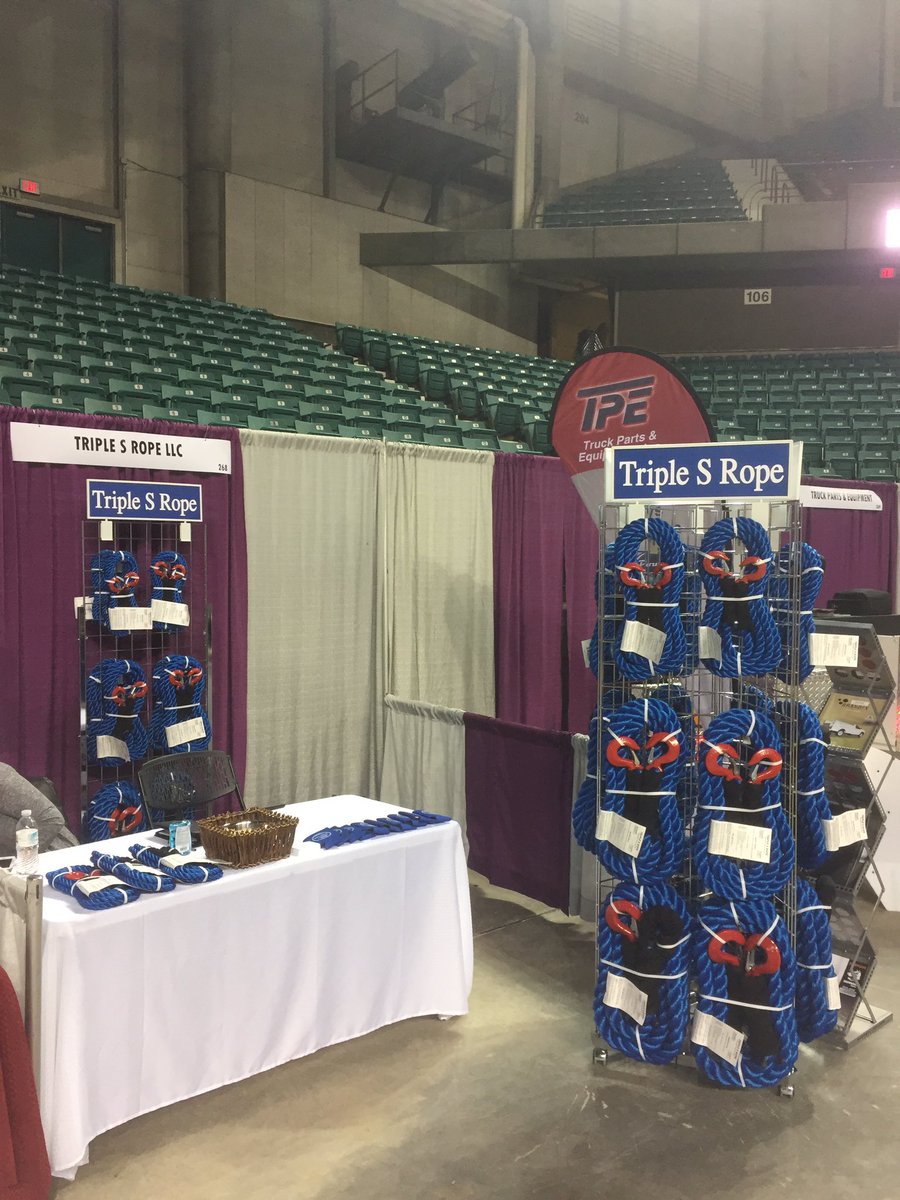 TripleSRope's tweet photo. Come see us at the Topeka Farm Show booth 268! #towropes #topekafarmshow https://t.co/7vcTKdOgg4