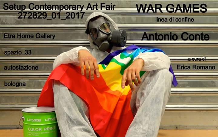 Artistapopolare's tweet image. War Games  . Antonio Conte One Man Show. SetUp Art Fair 2017. Bologna
#setup17 #antonioconte #wargames #bologna #art