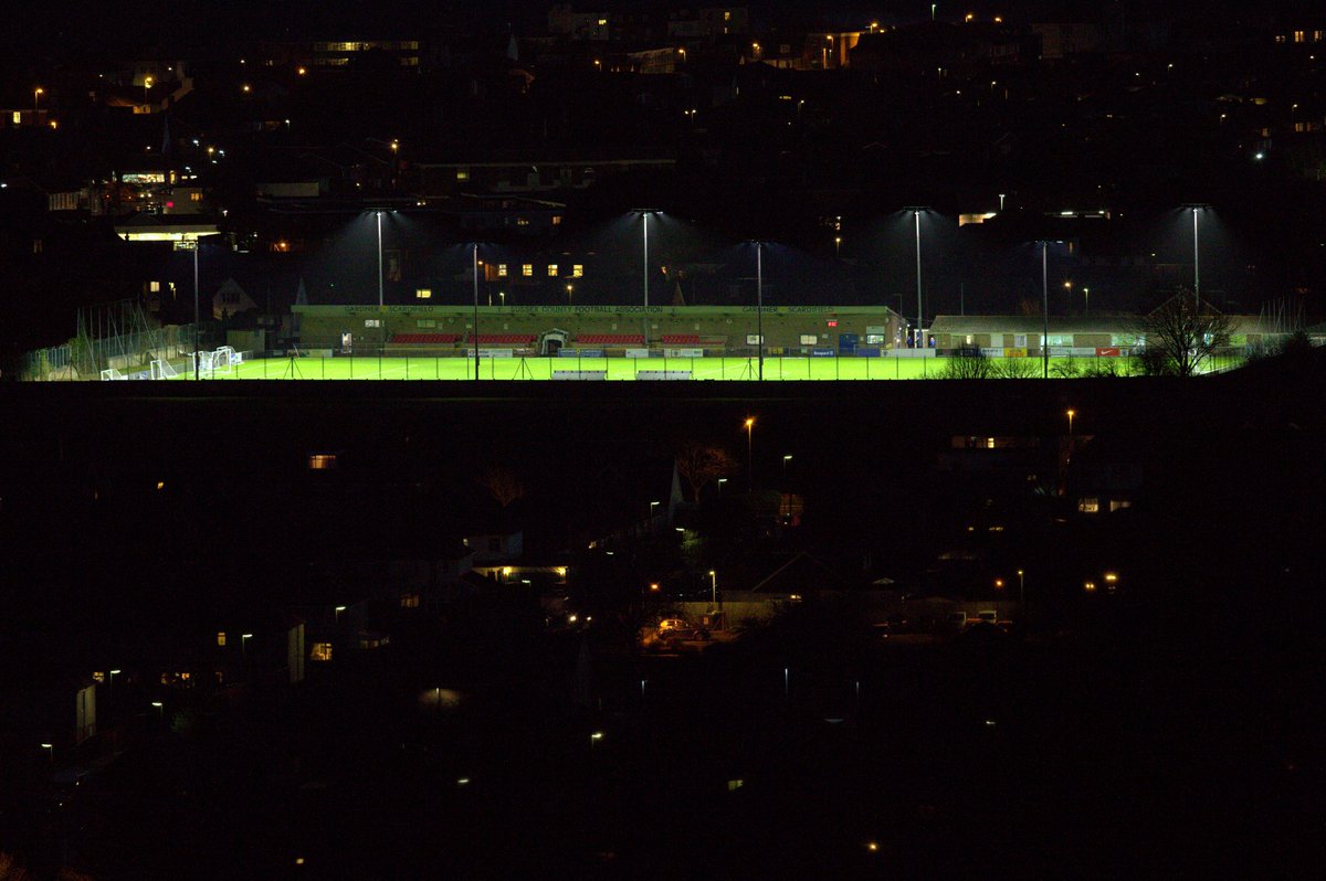 We've installed LED #floodlights at our HQ here in #Lancing, greatly reducing #light spillage and power usage: sussexfa.com/news/2017/jan/… 💡⚽
