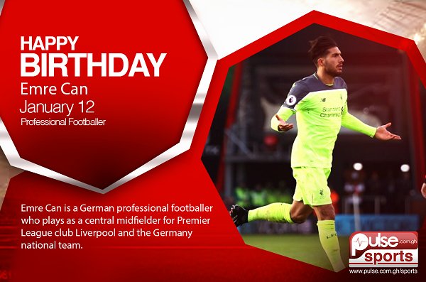  Happy Birthday; Emre Can   