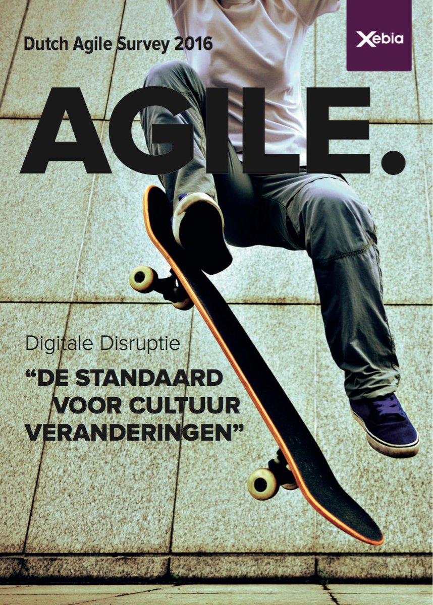 Xebia's tweet image. Download the Agile Executive Survey 2016 here hubs.ly/H05SQ4X0 #agile #survey