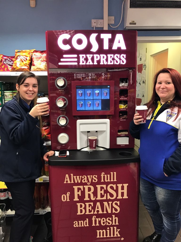 Costa Express now in our Petrol Station