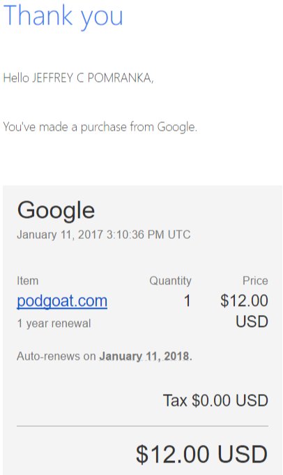 pomranka's tweet photo. My annual $12 gift to the world. Especially @_disco @gtvone @peterepka #memories #podgoat https://t.co/rVUmDUm1jG