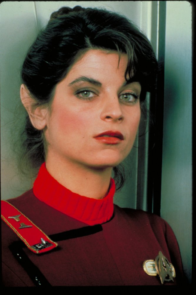 Happy birthday to Kirstie Alley who played Saavik in Star Trek II: The Wrath of Khan. 