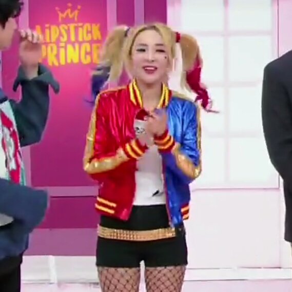 ishiemaru's tweet photo. Dara looks so good as Harley Quinn😍 https://t.co/HYSNGXFpLS