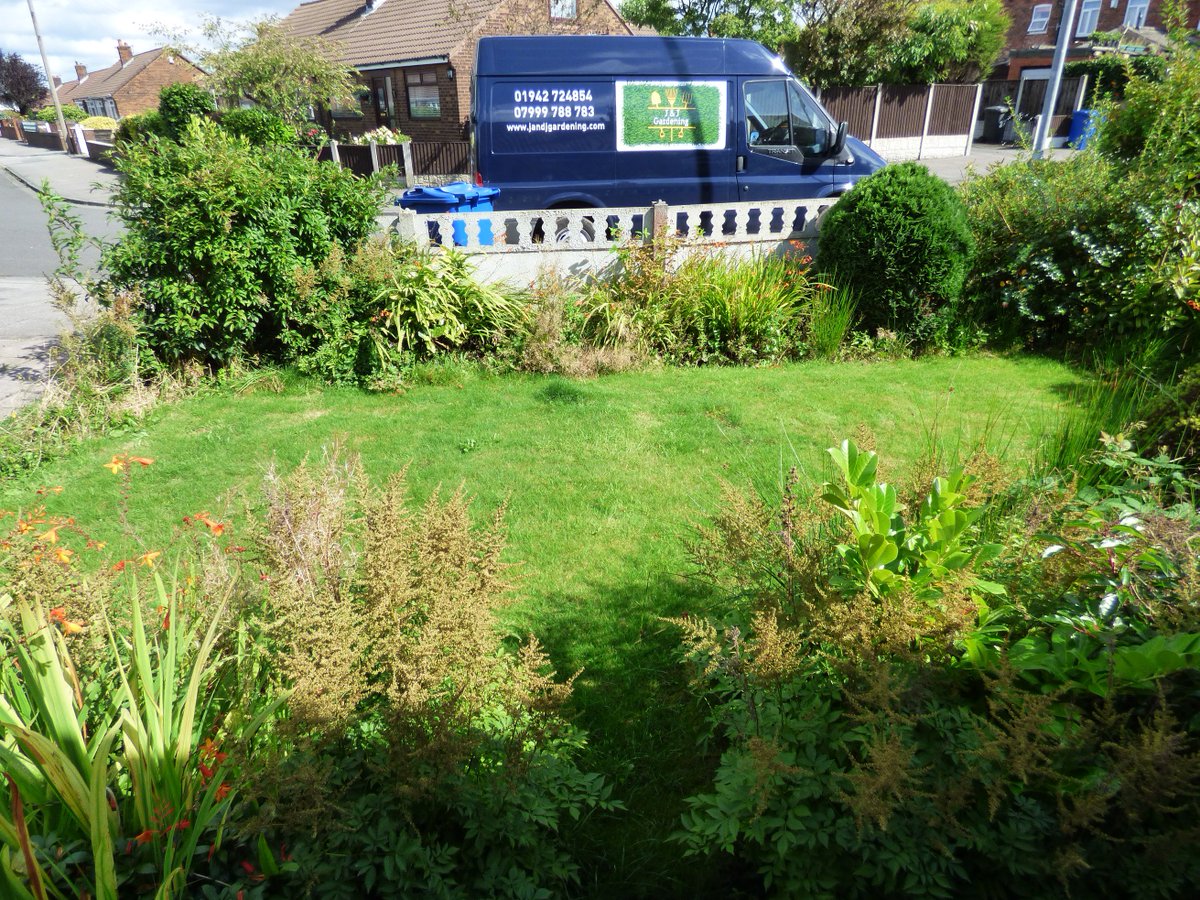 GardeningJandJ's tweet image. A garden cleansing by @GardeningJandJ