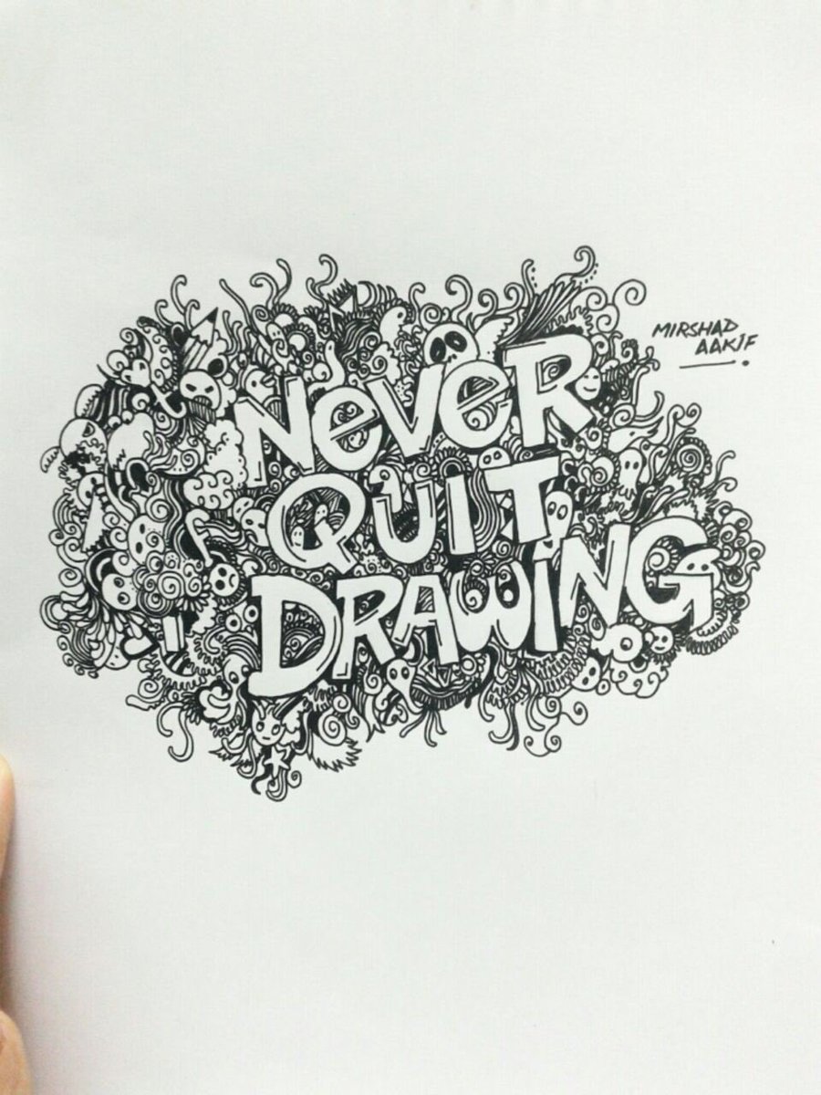 Mirshad On Twitter Life Is Like Drawing Without An Eraser Never