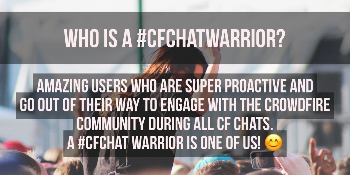 Introducing our first ever #cfchatWarrior - <a href="/mehulgohil/">Mehul Gohil</a> to you, folks! 😁🎉