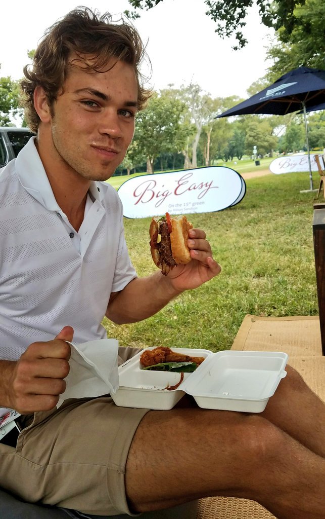 ErnieElsDesign's tweet photo. How does a Big Easy Burger sound now?  #BigEasyon15 #BMWSAOpen @BigEasyDurban  @Hilton_Durban @HiltonSandton @itrainer2 https://t.co/32b8WcbL3W