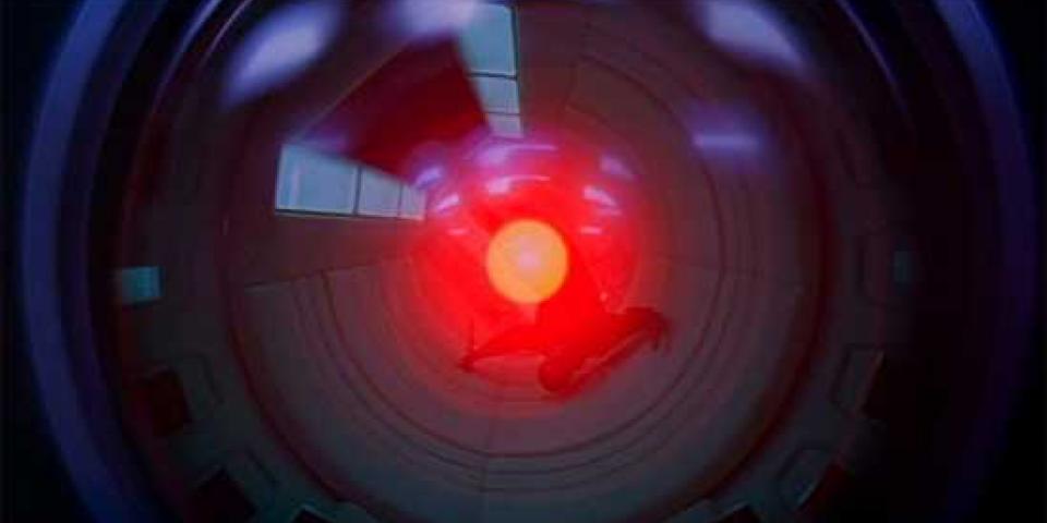 thepinksmoke's tweet photo. Happy 25th Birthday to HAL 9000, activated January 12, 1992 in Urbana, Illinois.

#2001 #kubrick #homicidalAI https://t.co/93RKIgIyyz