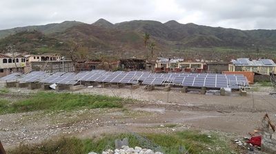 HOMEREnergy's tweet photo. Rebuilding after #Matthew: @EarthSparkIntl's Rachel McManus reflects on repairing #Haiti's #microgrid at #HIMC2016: https://t.co/d35V2RWLZu https://t.co/zYienTL1Zg