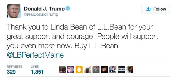 Guess what <a href="/LBPerfectMaine/">Linda Bean</a> -- I won't acquire my kayak or anything else from <a href="/LLBean/">L.L.Bean</a> but I hear Putin's looking for some bug juice