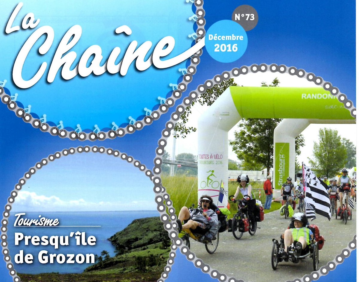 velofasto's tweet photo. Le #vélocouché à la Une du dernier numéro du magazine La Chaîne, lu par plus de 3000 adhérents de la @FFcyclotourisme. @Toutesavelo #TAV2016 https://t.co/QjYXDSzZRO