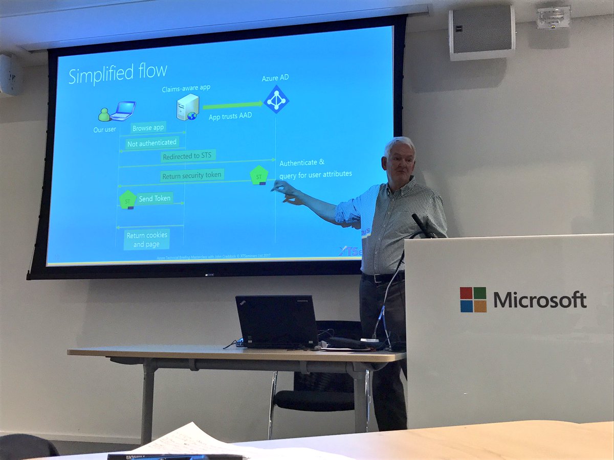 GuyGregory's tweet image. At Microsoft&apos;s London office, getting an Azure Identity masterclass from AD veteran and MVP @john_craddock #msdevuk #azure #azuread #mvpbuzz