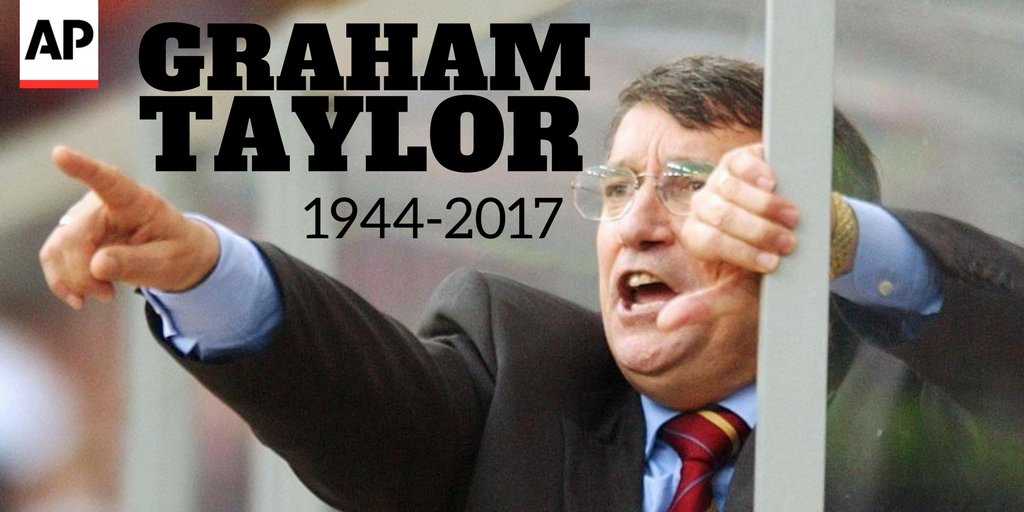 AP_Sports's tweet photo. Graham Taylor, derided as England soccer coach after failing to qualify for 1994 World Cup, has died.
https://t.co/7nyrOCttyo https://t.co/OYfPt4JfaK