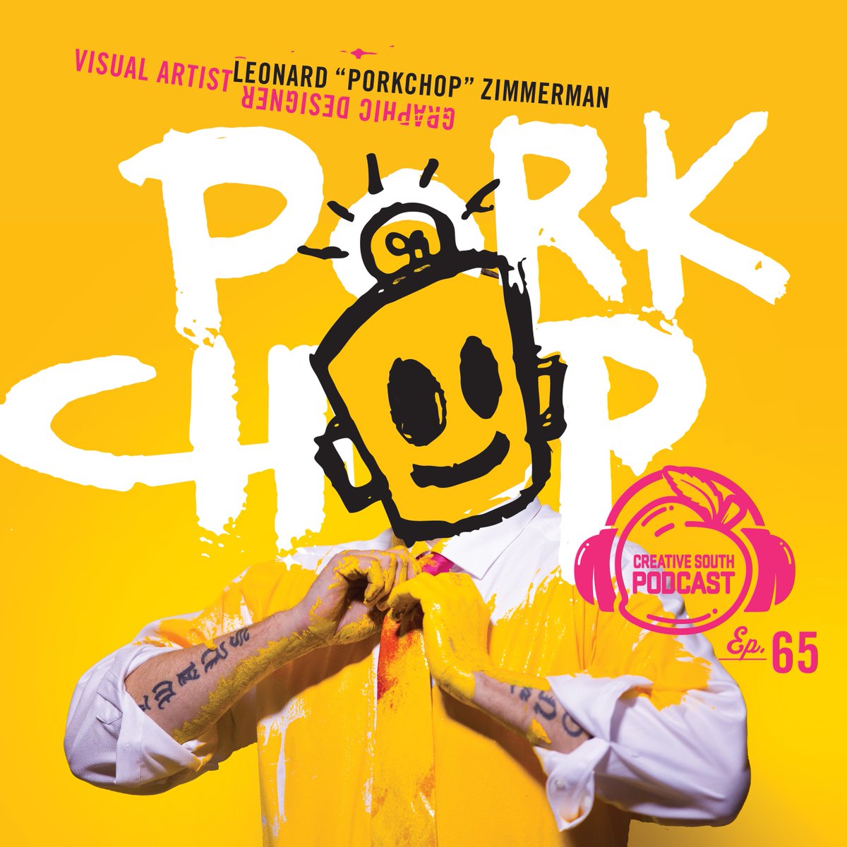 Listen to <a href="/Pantone811/">Porkchop</a> talk about @happydocmovie &amp; more on @CreativeSoPod. #Hugencks crtv.st/Ep65LPZ