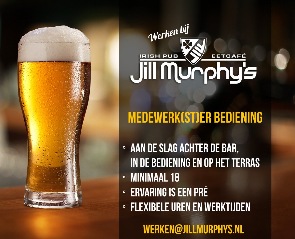 Wie zoekt er nog een tof baantje in de Roermondse horeca??