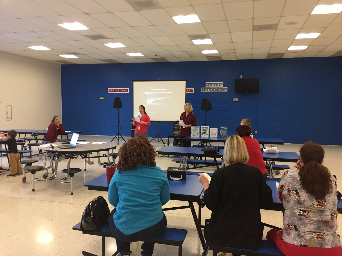 Thank you to our very own Ms. Tiffany and Ms. Jenny for presenting at our Preschool Parenting Program this morning. <a href="/HarbisonWestEl/">Harbison West Elem</a>