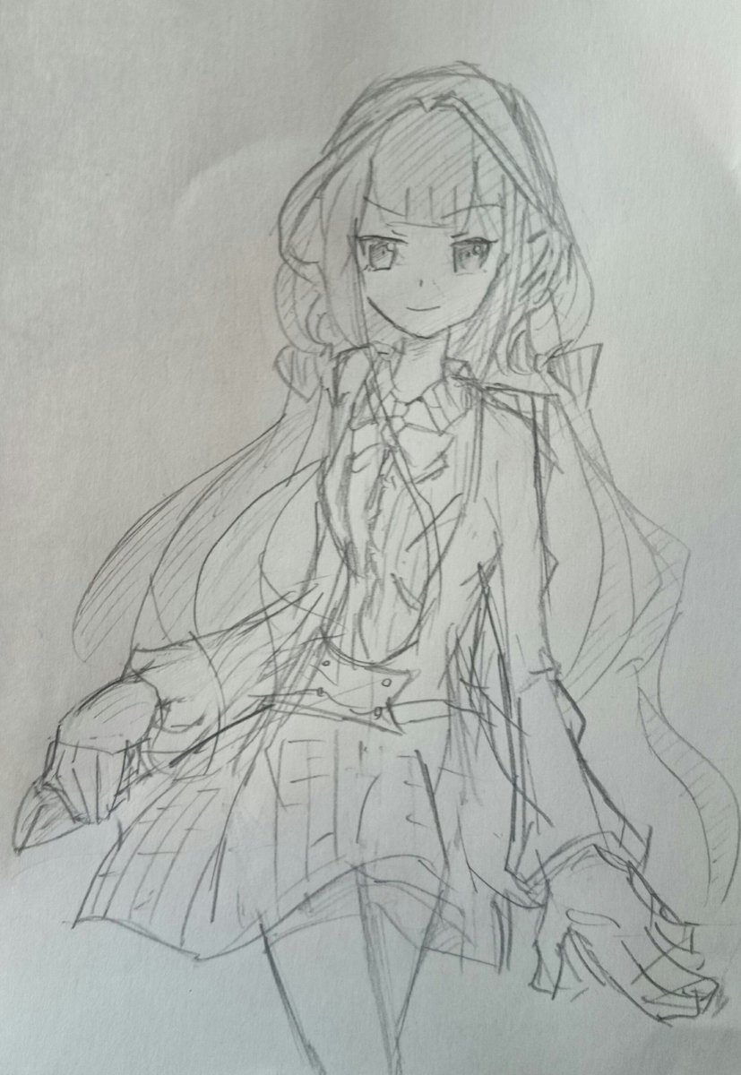 本日の落書きシリーズ
〜中間テスト編其ノ二〜
とりあえず学生時代の碇さんが大好きなんです 