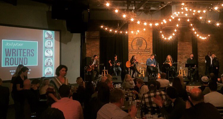 acklenavenue's tweet image. .@jammbermusic hosted an amazing writers round @listeningroom showing love for great musicians &amp;amp; making way for #music! #musictech