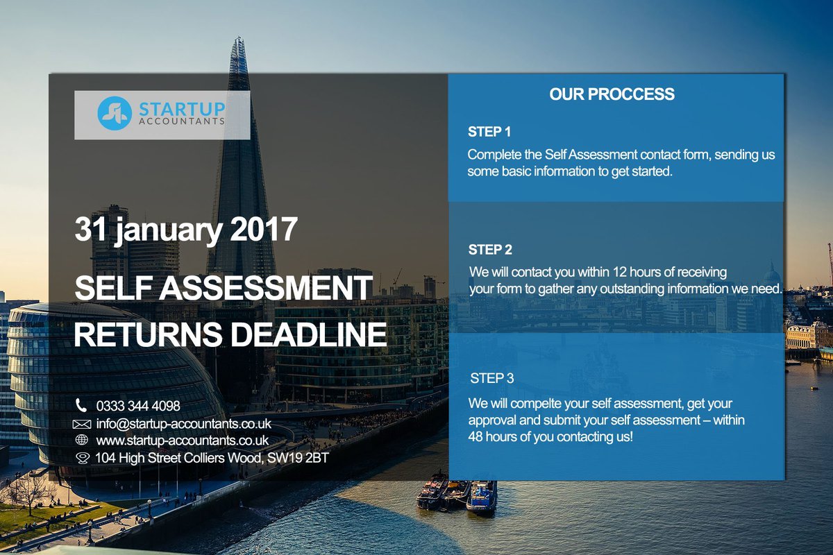 teamquicktax's tweet photo. Submitting #selfassessment #taxreturn is just a 3 step process #accountsdone #SmallBusiness #startup #Entrepreneur #freelancer https://t.co/2TWjKwTRzN