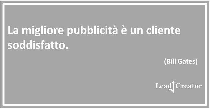 leadcreatorweb's tweet photo. La migliore pubblicità è un cliente soddisfatto (Bill Gates) #leadcreator
#webmarketing #socialmediamarketing #SEO #LeadGeneration https://t.co/8KTnxvUVsR