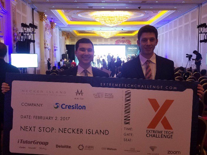 No better way to start the new year! Thanks to the #XTC2017 team & @richardbranson for the opportunity to pitch on Necker Island next month.