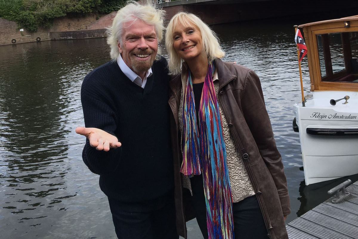 richardbranson's tweet photo. Met my first girlfriend for the first time in 5 decades - what a trip down memory lane: https://t.co/HXzesprcf0 https://t.co/5dnCWKWAHt