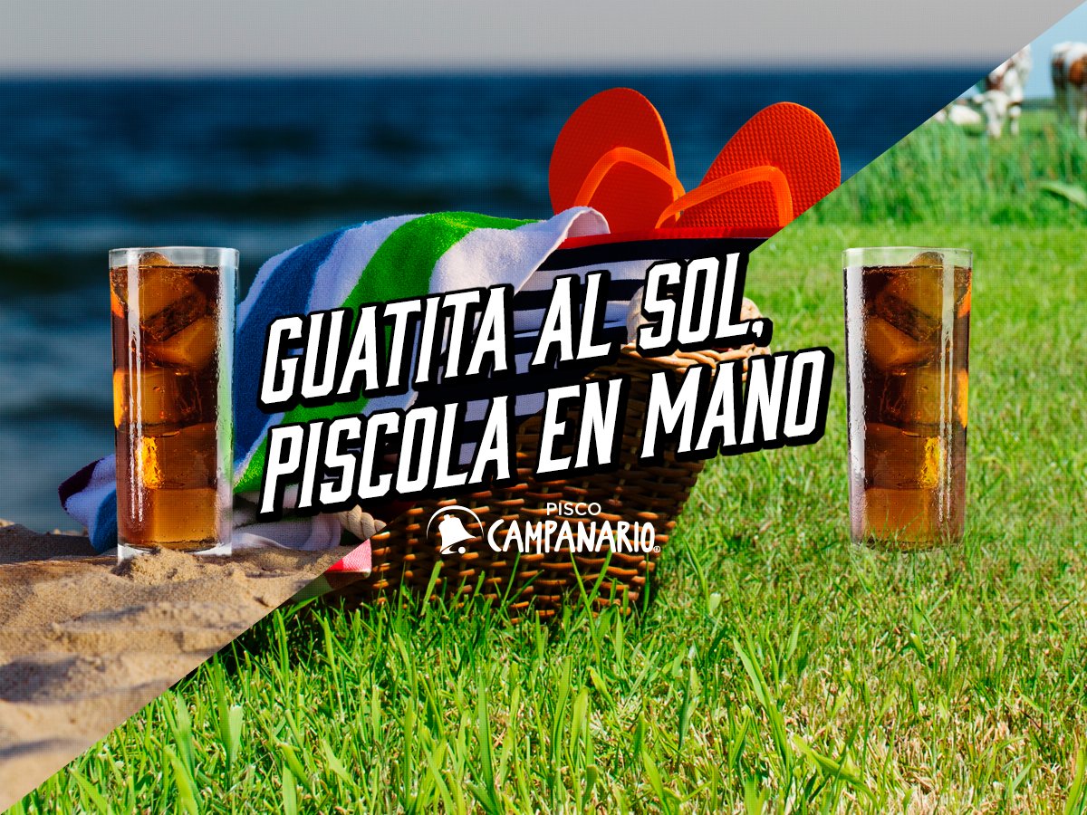 No hay nada como disfrutar el verano👌 Da lo mismo si es en la playa o en el campo. ¿Dónde salen las piscolas hoy?