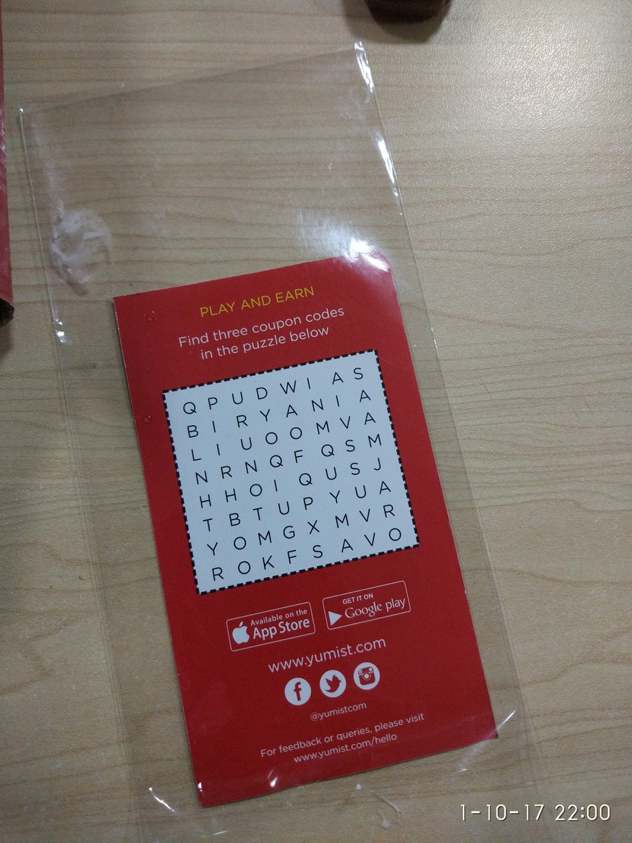 sambhavsareen's tweet photo. @yumistcom Good Job Guys, great website, good food, good service superb packaging!!, #yumistrocks #myfirstorder https://t.co/YPClbM97t0