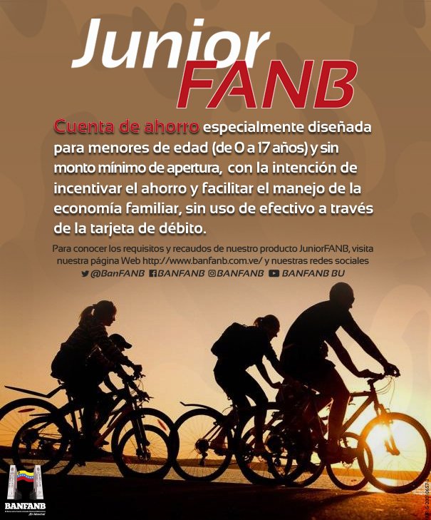 Conoce nuestro producto #juniorFANB