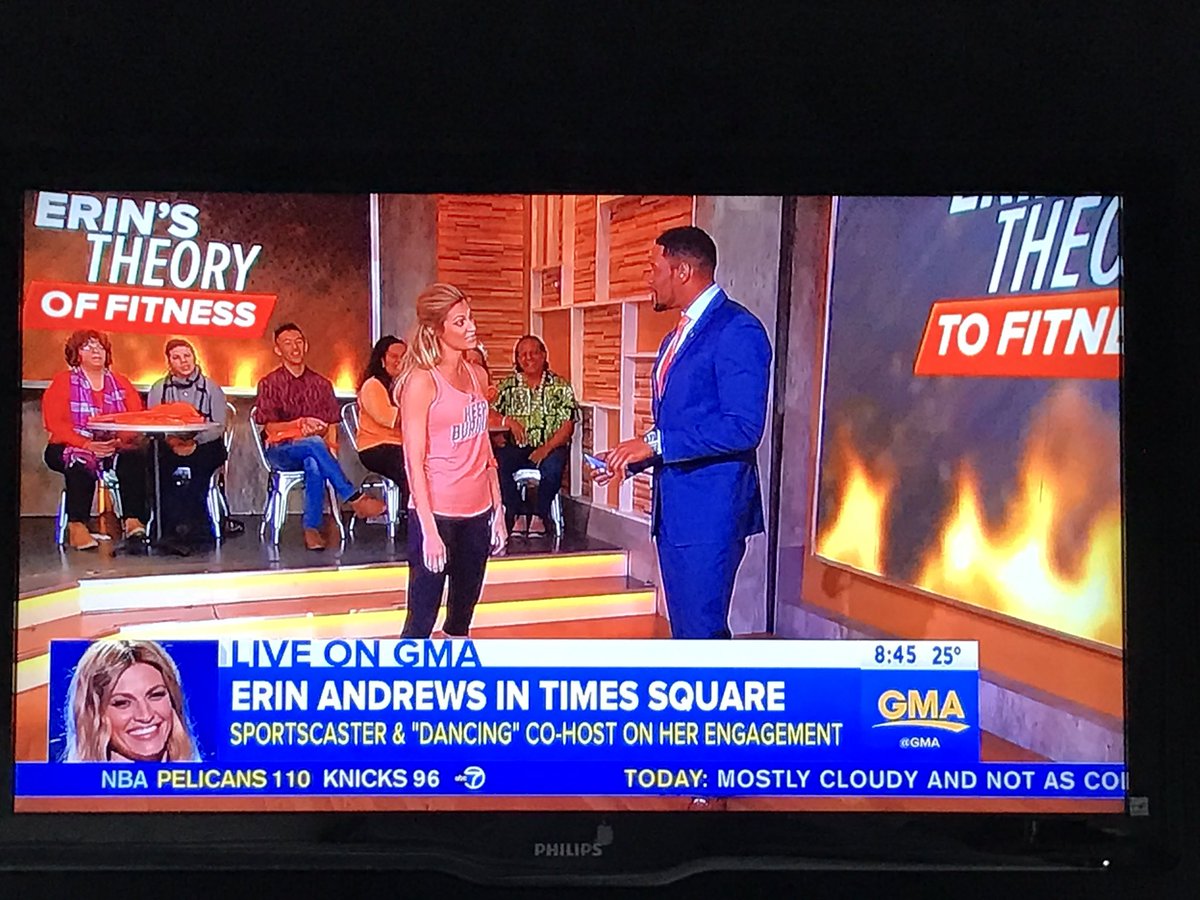 Tuned into <a href="/GMA/">Good Morning America</a> yet? <a href="/ErinAndrews/">Erin Andrews</a> is showcasing the #Orangetheory workout and sharing how it's changed HER life! #KeepBurning