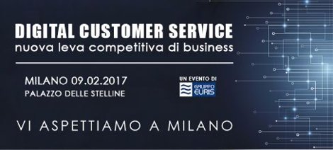 Domanda: Come integro i canali digitali nel #servizioclienti?
Risposta: partecipo il 09/02/17 a #DCSMilano –> bit.ly/DigitalCustServ