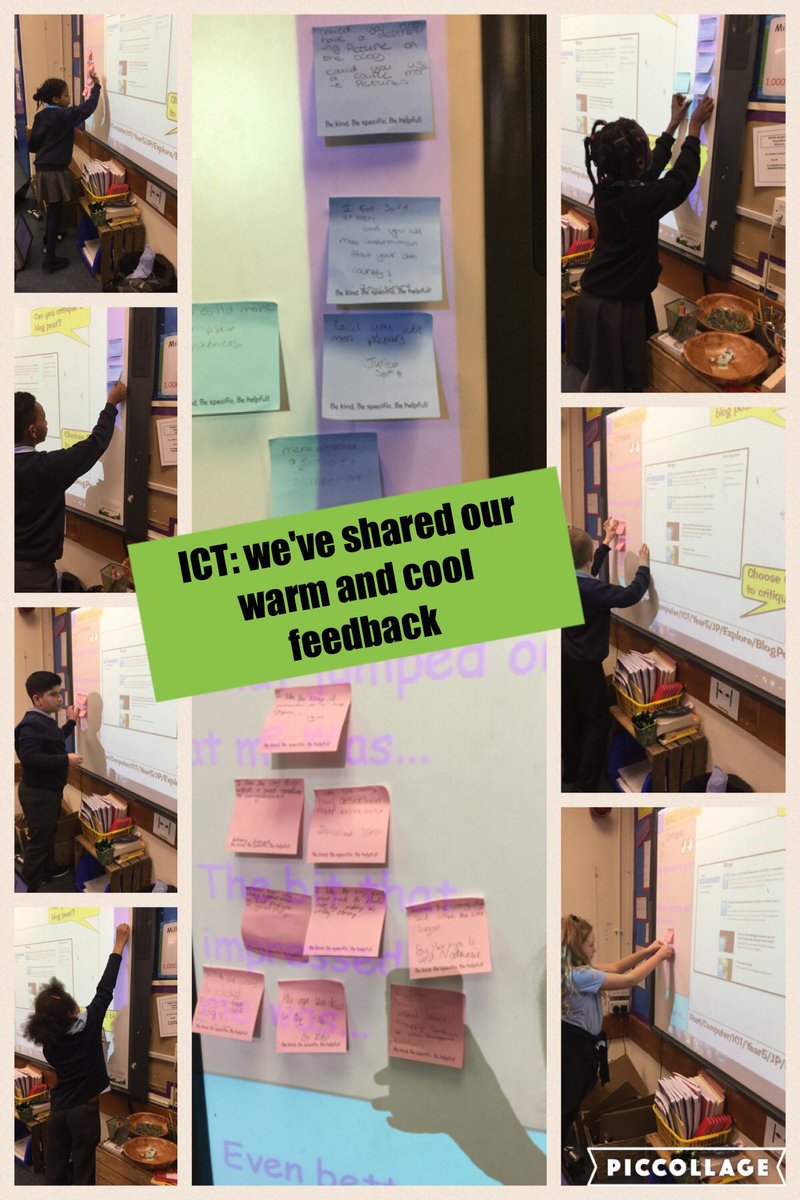 STC_SPARE2's tweet photo. We've thought about the good things and the things that need improving #warmfeedback #coolfeedback #missfranks #ICT https://t.co/O1bt5NVKUA