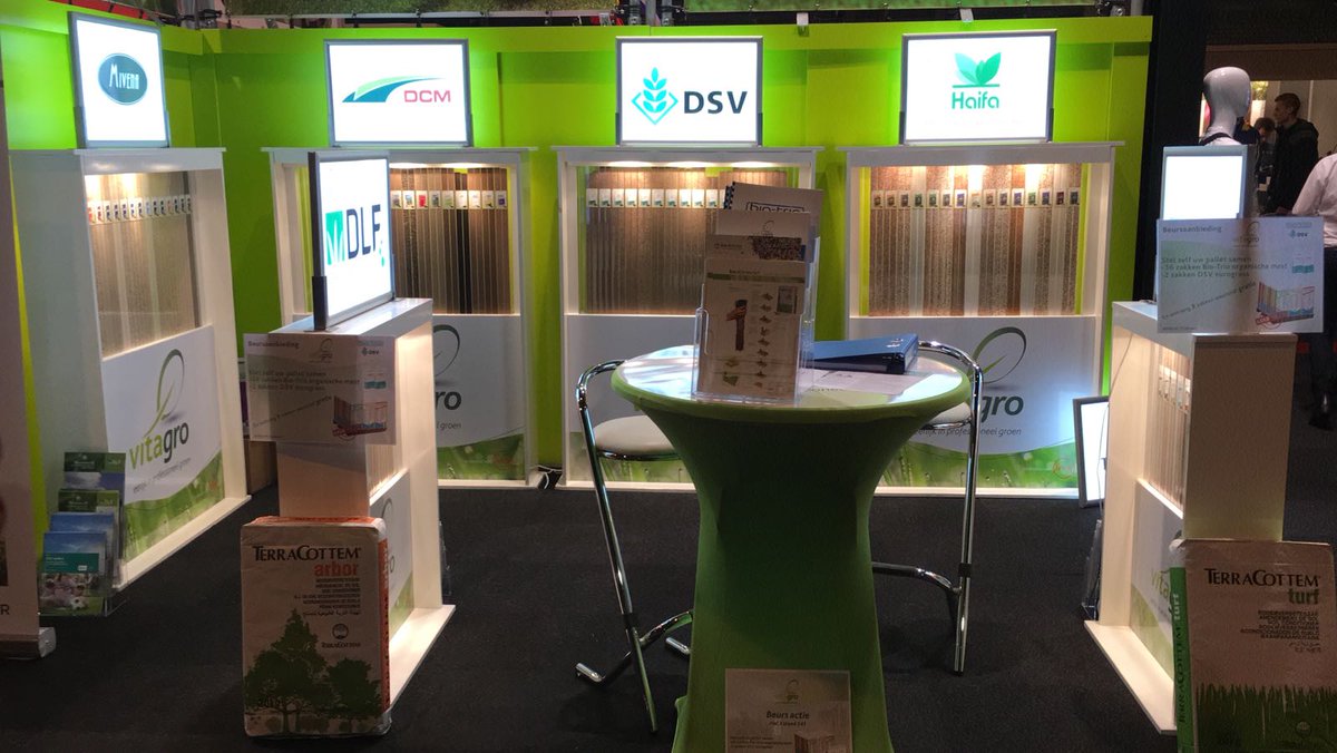 We zijn er klaar voor, graag ontmoeten wij jullie in onze stand in hal 3 <a href="/GS_EH/">GroeneSectorVakbeurs</a> #Beurs <a href="/TerraCottem/">TerraCottem</a>  #graszaden #meststoffen #actie