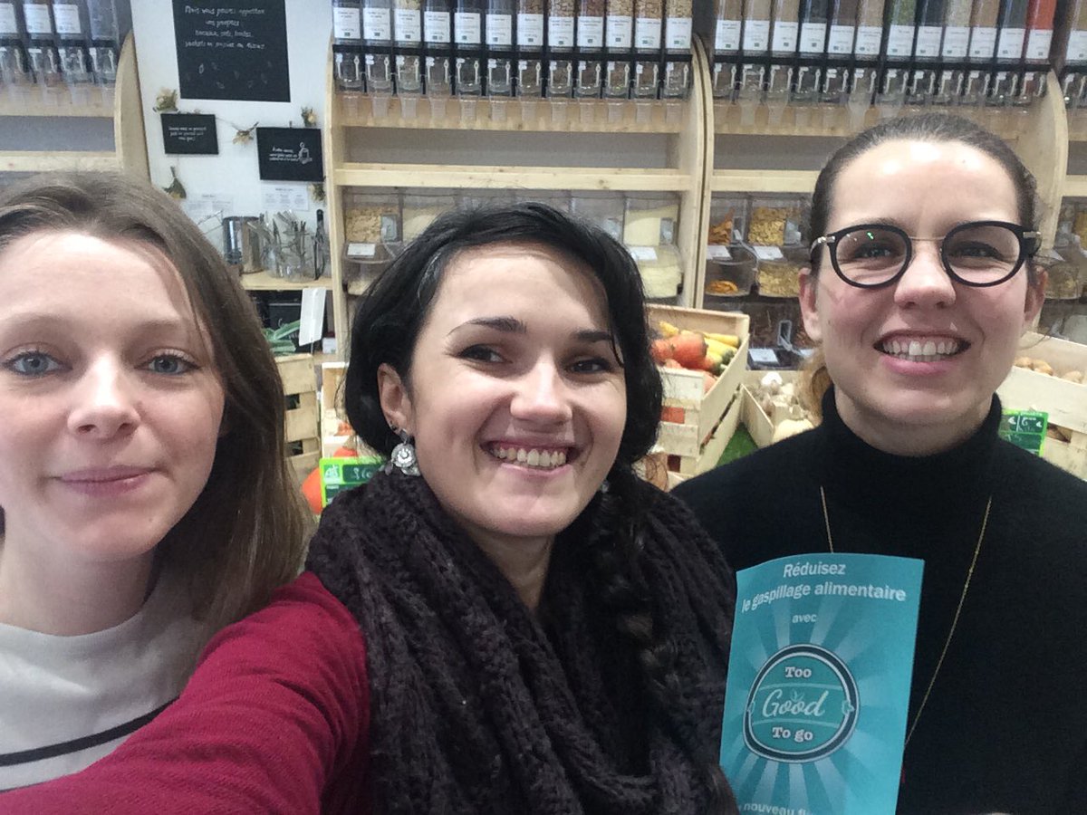 {Anti gaspi power} Quand <a href="/CamilleColbus/">Camille Colbus</a> de @TooGoodToGo_Fr est de passage à Nantes, on discute #antigaspi !