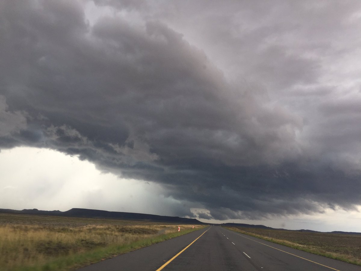 Adriennecptsa's tweet photo. Much needed rain storm in the Karoo. https://t.co/zYSNcbsmyV