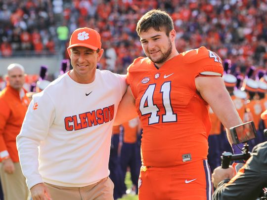 WaltonRecruits's tweet photo. Congrats C/O 2012 #WaltonAlum TE Grant Radakovich @ClemsonFB for WINNING #NationalChampionship! #AllIn https://t.co/oHvnLWMaaI https://t.co/bnFHCGFEau