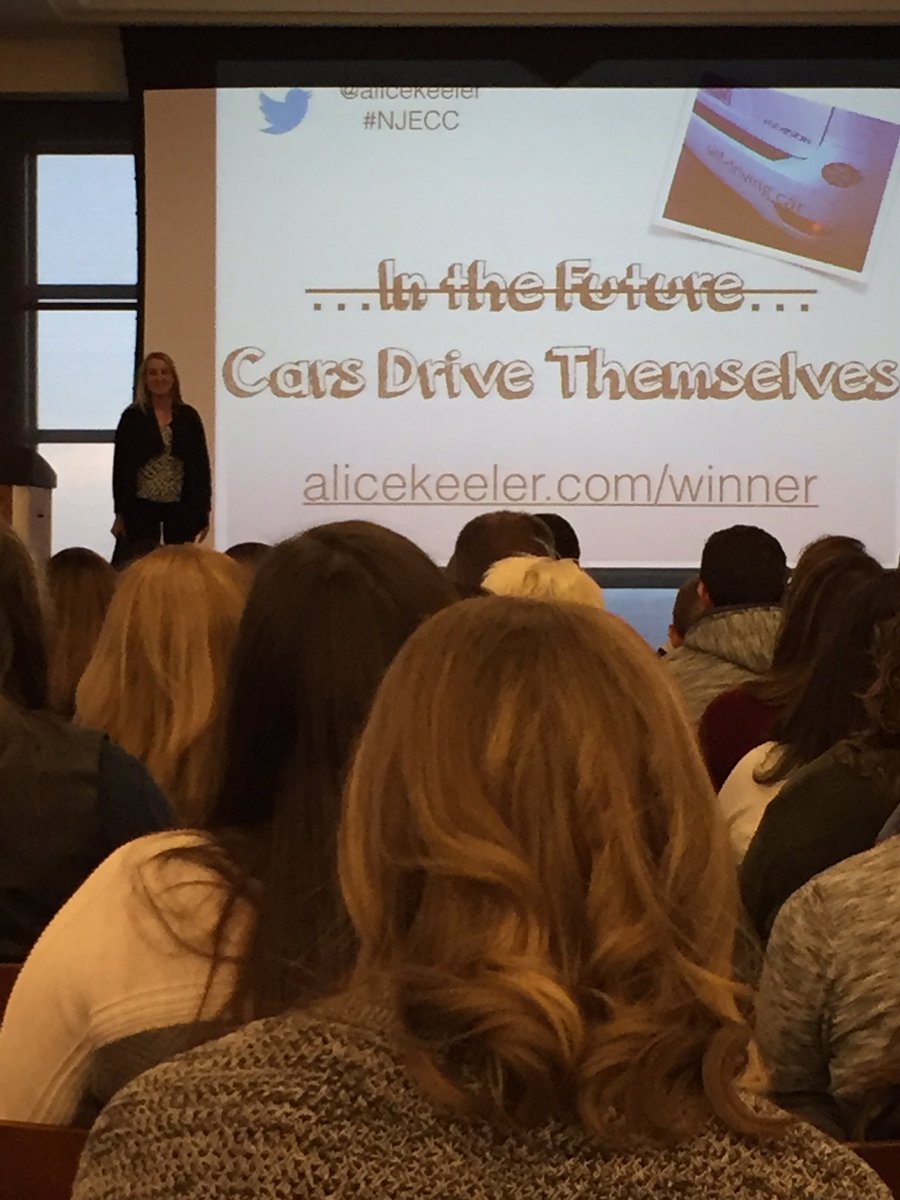 JulieBramley's tweet photo. Exciting morning listening to @alicekeeler! 💻 #njecc @daniel_novak_WM @WestMilfordSupt @LauraOakes31 @nancygridley29 @LibraryLadyUGL #wmtps https://t.co/DZOR8Gppxa