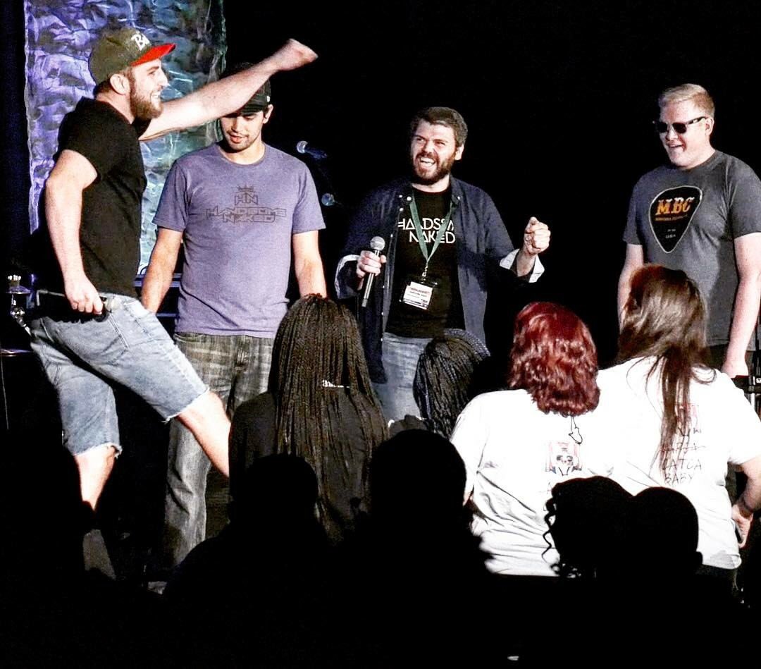 HandsomeNaked's tweet photo. Sometimes EO gets too excited when the show is goin well #enthusiasm #comedyrap #comedyhiphop #funnytyperap #Chicago https://t.co/OJX07GFn1K https://t.co/6XxlFFlYeW