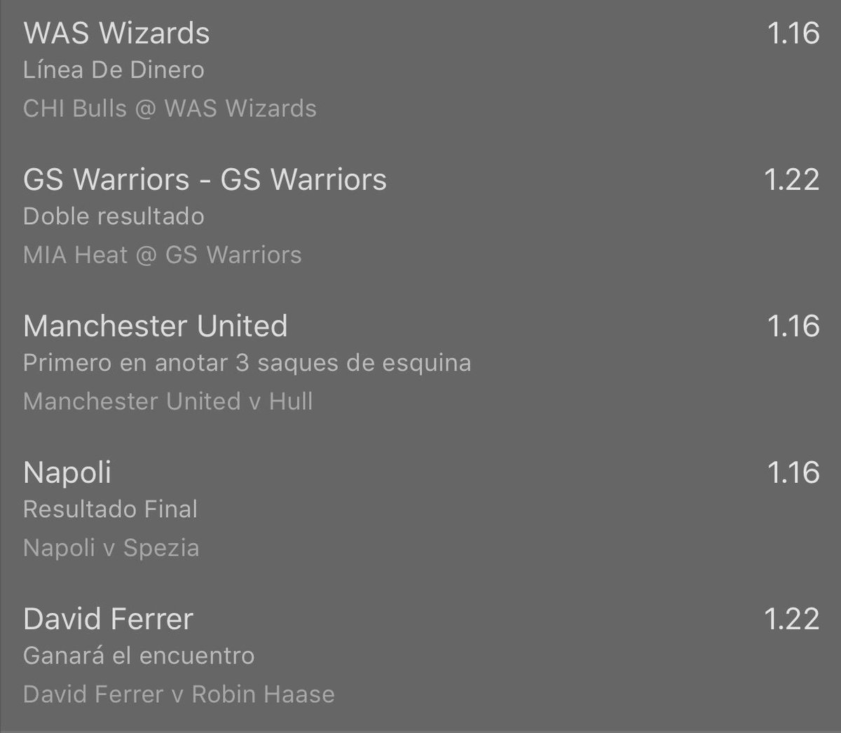 TUTUtorialLD's tweet image. Apuesta del día: 🏀+🏀+⚽️+⚽️+🎾