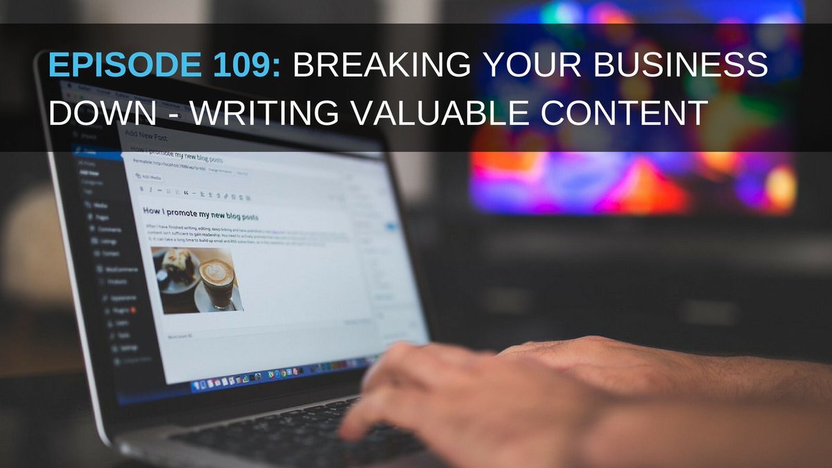 easycodinglab's tweet image. Let's break your #online #business down - you need to write #valuable #content. Here's how: bit.ly/2i9pgWn #blogging