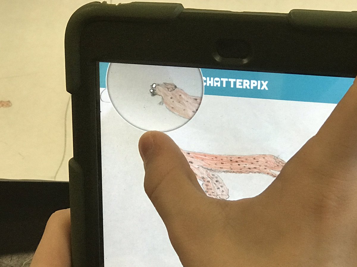drimeldamedrano's tweet photo. CRJH students using chatterpix to show what they know about abiotic and biotic factors.  Are you smarter than a CRJH 6th grader? #beboldcrjh https://t.co/RLH9OVdkbe