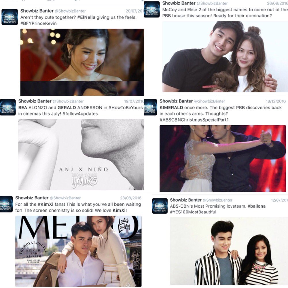 ShowbizBanter's tweet photo. We've always been fair with everyone. Always been supportive. #ElNella #BeaGerald #McLisse #KimXi #Bailona https://t.co/o7trRa4PaC