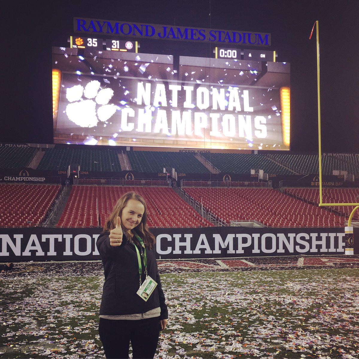 emile_anne's tweet photo. Still surreal. Thank you @cfbplayoff for an incredible time with #NattySocial. Nothing like it. #NationalChampionship #ALLIN https://t.co/4B4UwfuXyS
