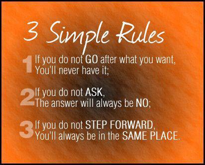 3 simple rules!
