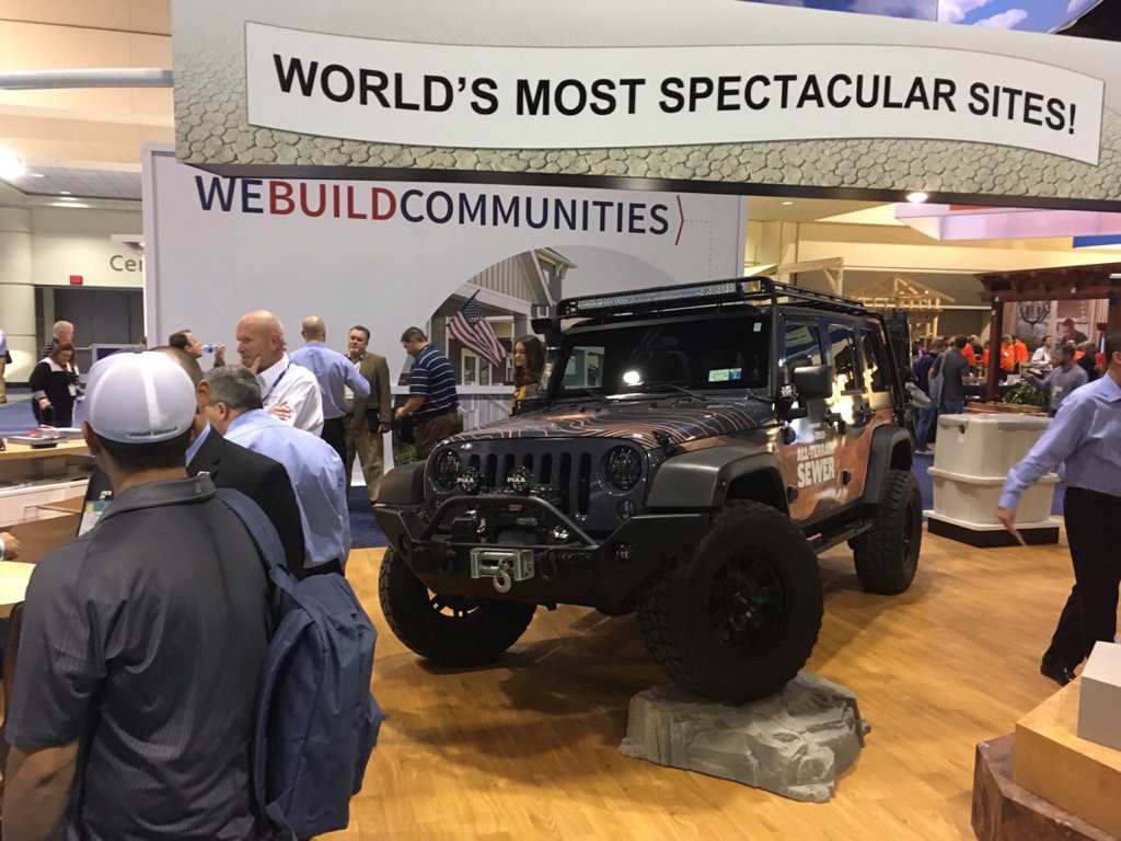 EnvironmentOne's tweet photo. The world's most spectacular sites are sewered by E/One's ALL-TERRAIN Sewer. #IBS2017 #IBSOrlando https://t.co/jmmceI5GAs