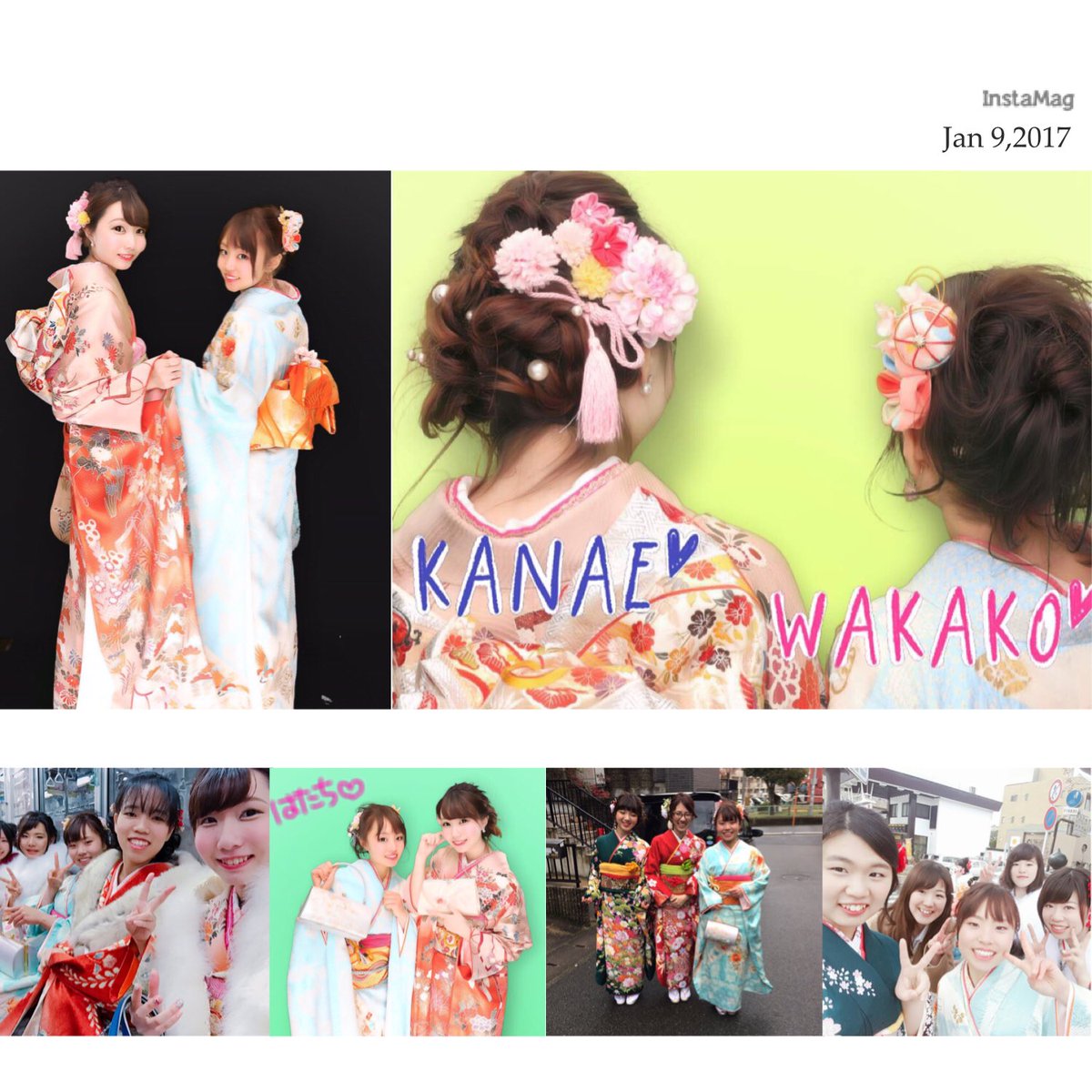 wkctmkr's tweet photo. 成人式も同窓会も久々に色んな人に会えて楽しかった💓
もう自分もはたちなんやなー🙄
早いなー💭
本当にいい友達に恵まれてると思った感謝感謝🙌😂
またみんなゆっくり集まりましょう☺️ https://t.co/uUfmDzUPh4
