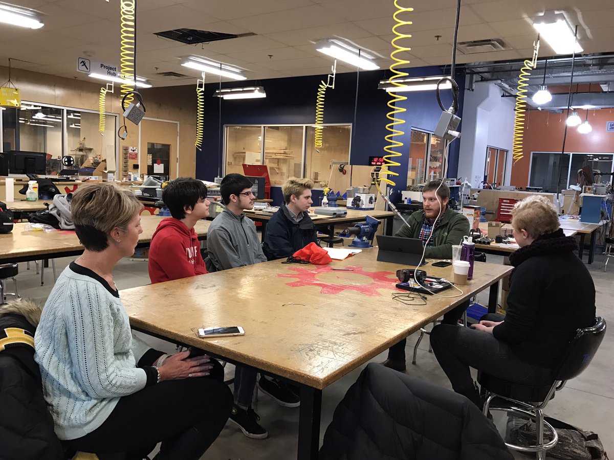 FCSDInnovation's tweet image. Thanks to Joel &amp;amp; Hadley @Boxzy for mentoring our 2017 STEM Team @TechShopPGH! @FCSTRIVE @FCSDInfo @principalmotte